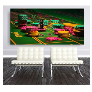 Painel Adesivo Poker Jogo de Cartas Cassino S38