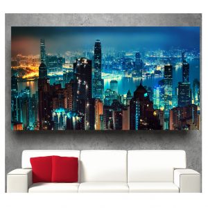 Painel Adesivo Cidade Prédios S85