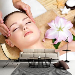 Painel Adesivo Massagem Estética Spa GG549