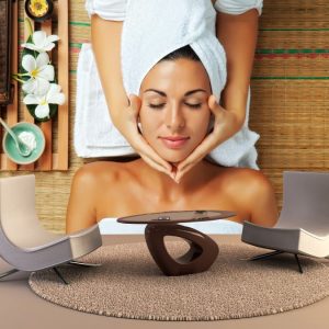 Painel Adesivo Massagem Estética Spa GG554