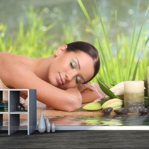 Painel Adesivo Massagem Estética Spa GG555