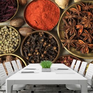 Painel Adesivo Cozinha Especiarias Pimenta GG388