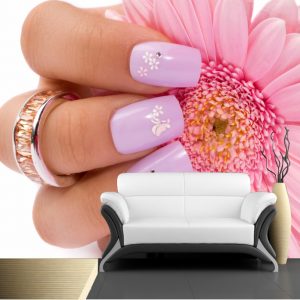 Painel Adesivo Unhas Salão de Beleza GG147