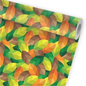 Papel de Parede Auto Adesivo Tropical Folhagem A02