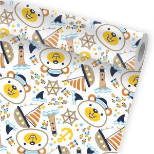 Papel de Parede Infantil Auto Adesivo Ursinho A118