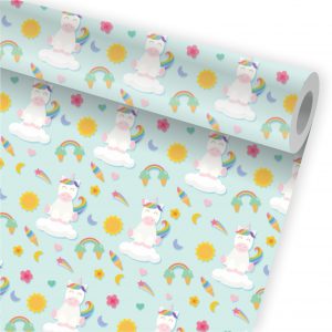 Papel de Parede Infantil Auto Adesivo Unicórnio A204