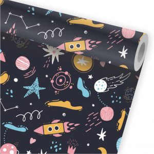 Papel de Parede Infantil Auto Adesivo Sistema Solar A231