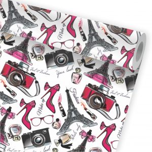 Papel de Parede Infantil Auto Adesivo Paris A244