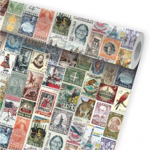 Papel de Parede Auto Adesivo Selo Cartas A292