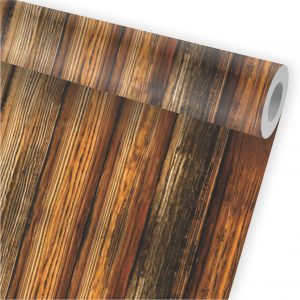 Papel de Parede Auto Adesivo Madeira Rustica A384