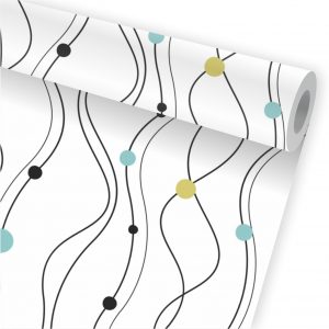 Papel de Parede Auto Adesivo Moderno Abstrato A43