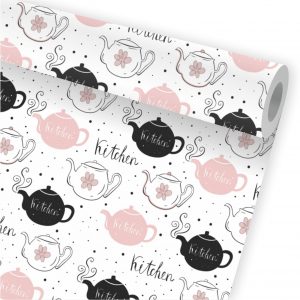 Papel de Parede Auto Adesivo Cozinha Xícara Café A44