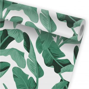 Papel de Parede Auto Adesivo Tropical Folhagem A464