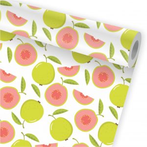 Papel de Parede Auto Adesivo Cozinha Frutas A49