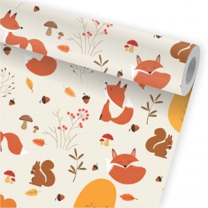 Papel de Parede Infantil Auto Adesivo Zoo Safari A87