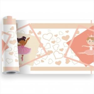 Adesivo Faixa Border Infantil Bailarina Kit M24