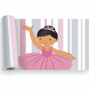 Adesivo Faixa Border Infantil Bailarina Kit M25