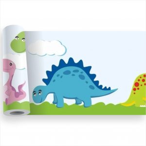 Adesivo Infantil Faixa Border Dino Dinossauros Kit M02
