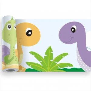 Adesivo Infantil Faixa Border Dino Dinossauros Kit M03
