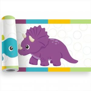Adesivo Infantil Faixa Border Dino Dinossauros Kit M06