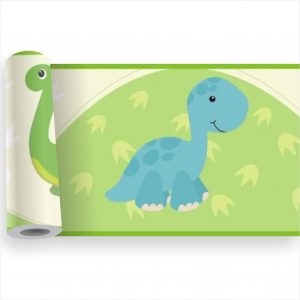 Adesivo Infantil Faixa Border Dino Dinossauros Kit M08