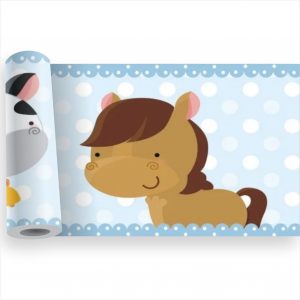 Adesivo Infantil Faixa Border Fazendinha Animais Kit M15