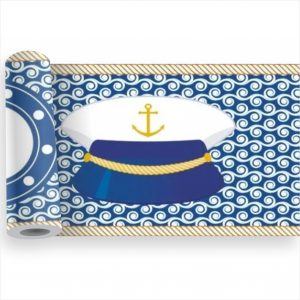 Adesivo Infantil Faixa Border Fundo do Mar Náutico Kit M07