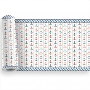 Adesivo Infantil Faixa Border Fundo do Mar Náutico Kit M10