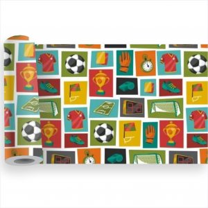 Adesivo Infantil Faixa Border Futebol Bola Kit M14