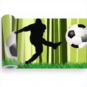 Adesivo Infantil Faixa Border Futebol Bola Kit M19