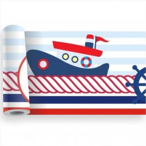 Adesivo Infantil Faixa Border Marinheiro Náutico M433
