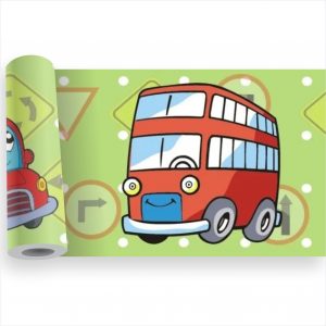 Adesivo Infantil Faixa Border Transporte M04