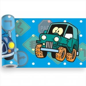 Adesivo Infantil Faixa Border Transporte M05