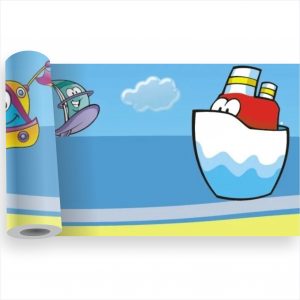 Adesivo Infantil Faixa Border Transporte M08