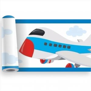 Adesivo Infantil Faixa Border Transporte M24