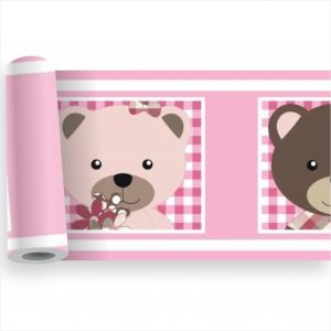Adesivo Infantil Faixa Border Urso Ursinho M09