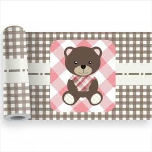 Adesivo Infantil Faixa Border Urso Ursinho M12