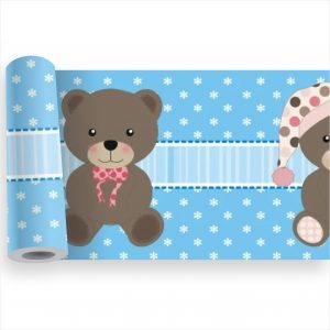 Adesivo Infantil Faixa Border Urso Ursinho M14