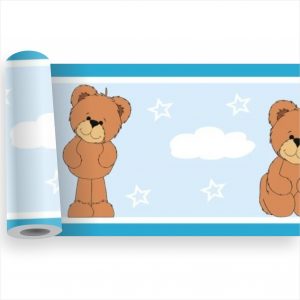 Adesivo Infantil Faixa Border Urso Ursinho M15