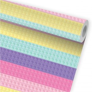 Papel De Parede Infantil Decoração Fidget Pop It Candy A541