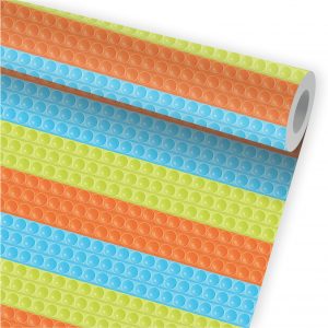 Papel De Parede Infantil Fidget Bolhas Pop It Candy A542