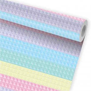Papel De Parede Infantil Fidget Bolhas Pop It Candy A545