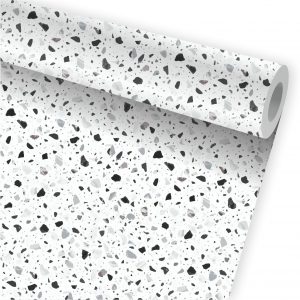 Papel De Parede Terrazzo Marmorite Granilite Tom Claro A761