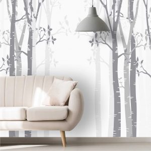 Adesivo Parede Arvore Floresta Folhas Tropical Parede G1005