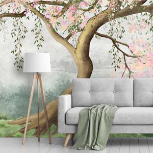 Adesivo Parede Infantil Floresta Arvore Jardim Painel G1091