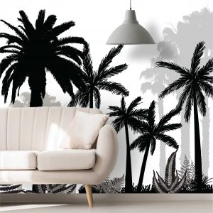 Adesivo De Parede Tropical Palmeira Coqueiro Painel G1106