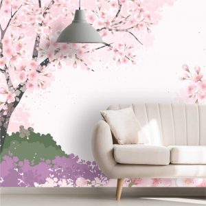 Adesivo Parede Infantil Arvore Cerejeira Flor Painel G1128