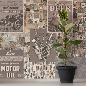 Lambe Lambe Kit Cartaz Carros Antigo Adesivo Vintage L266