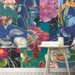 Lambe Lambe Kit Cartaz Flores Floral Adesivo Follhagem L280