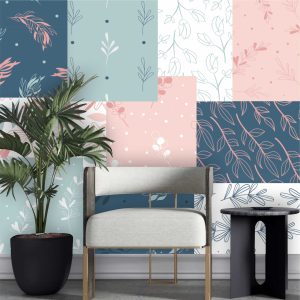 Lambe Lambe Kit Cartaz Flores Tropical Adesivo Floral L284